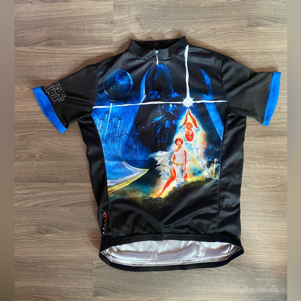 Star Wars Mens Cycling Jersey - Black and Blue